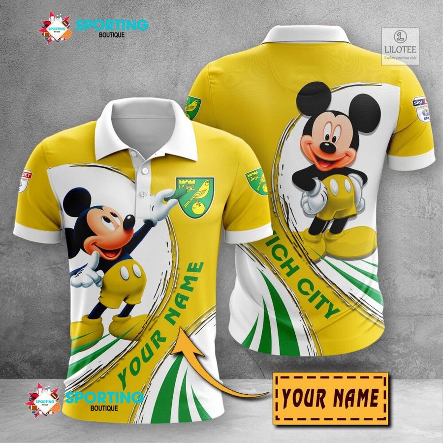 Personalized Norwich City Mickey Mouse EFL 3D Hoodie, Shirt 22