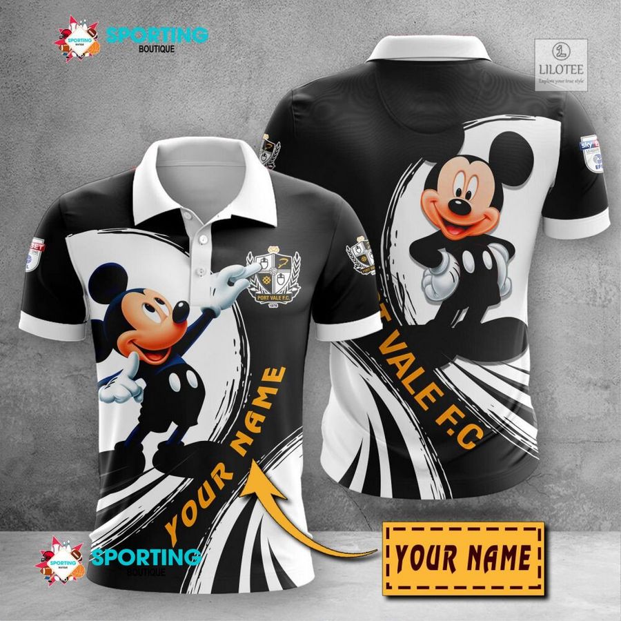 Personalized Port Vale Mickey Mouse EFL 3D Hoodie, Shirt 23