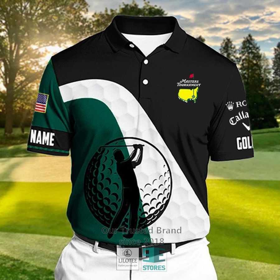 Personalized Rolex Callaway Masters Tournament Dark Polo Shirt 3