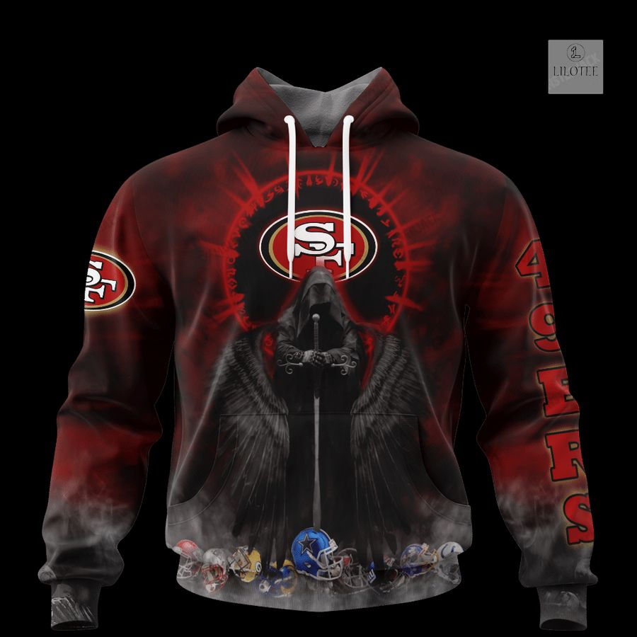 Personalized San Francisco 49Ers Dark Angel 3D Zip Hoodie, Shirt 17