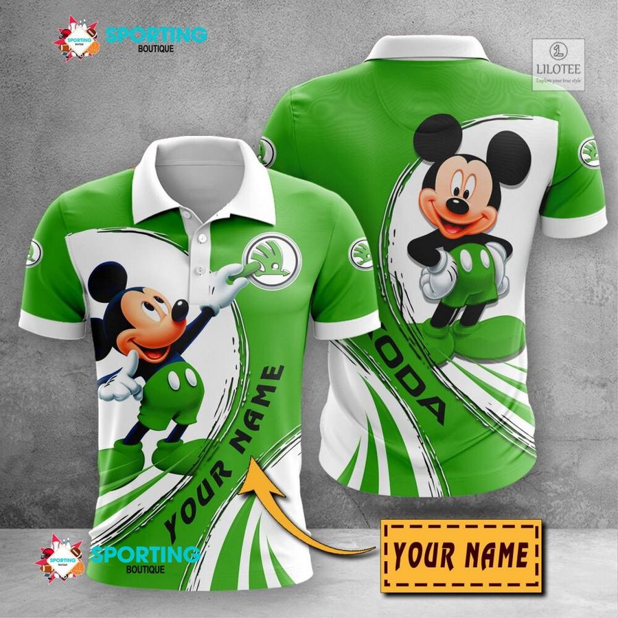 Personalized Skoda Mickey Mouse car 3D Shirt, hoodie 22