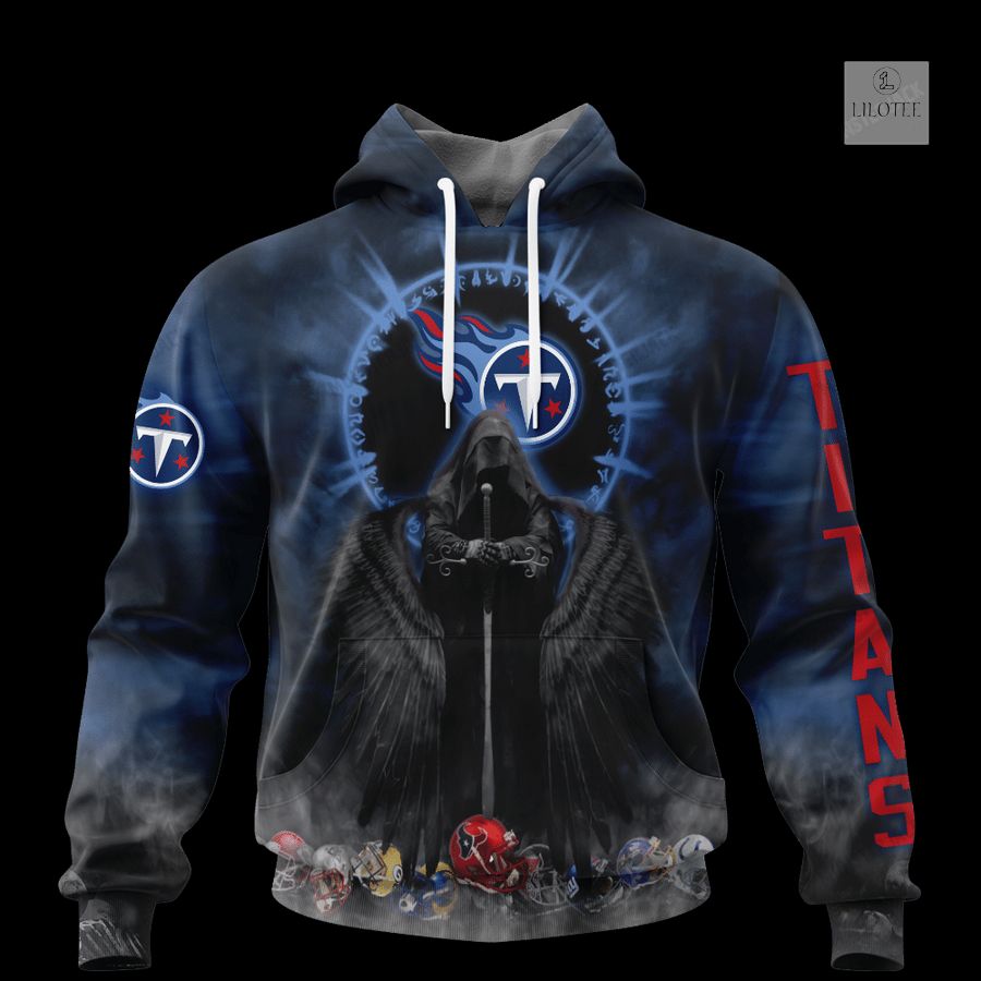 Personalized Tennessee Titans Dark Angel 3D Zip Hoodie, Shirt 17