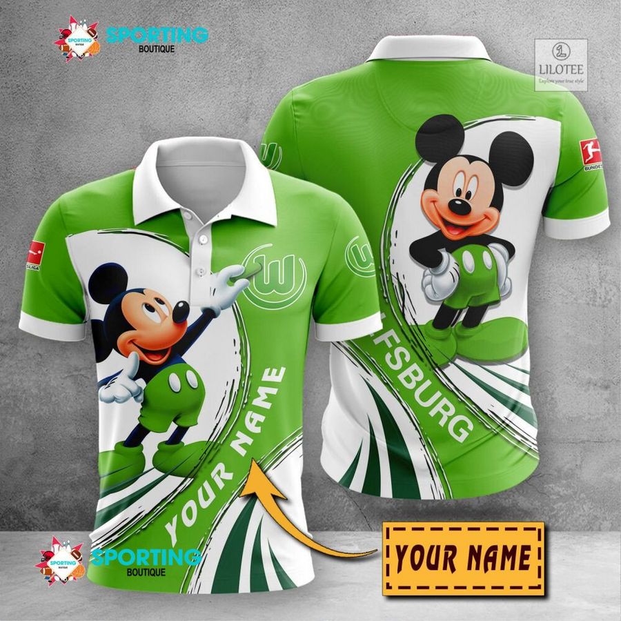 Personalized VfL Wolfsburg Mickey Mouse 3D Shirt, hoodie 23