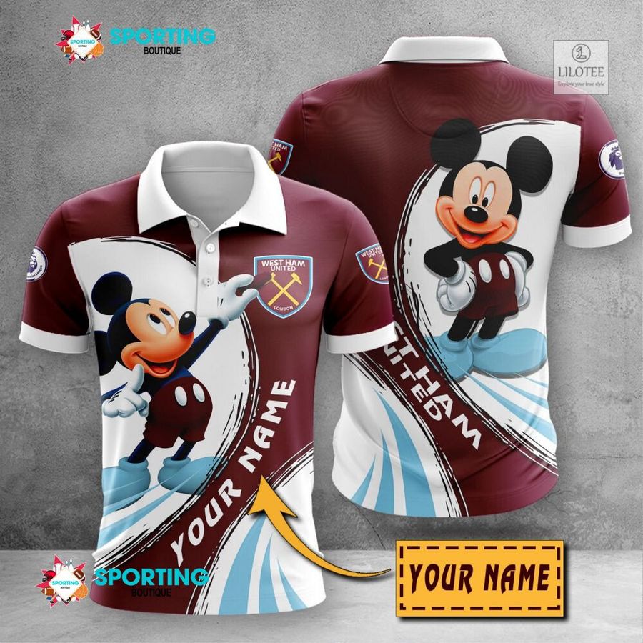 Personalized West Ham United F.C Mickey Mouse 3D Shirt, hoodie 23