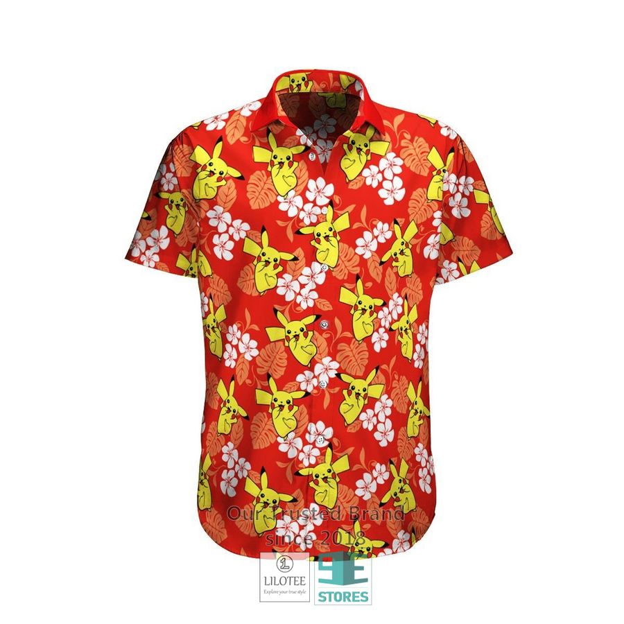 Pikachu Tropical Hawaiian Shirt, Short 12