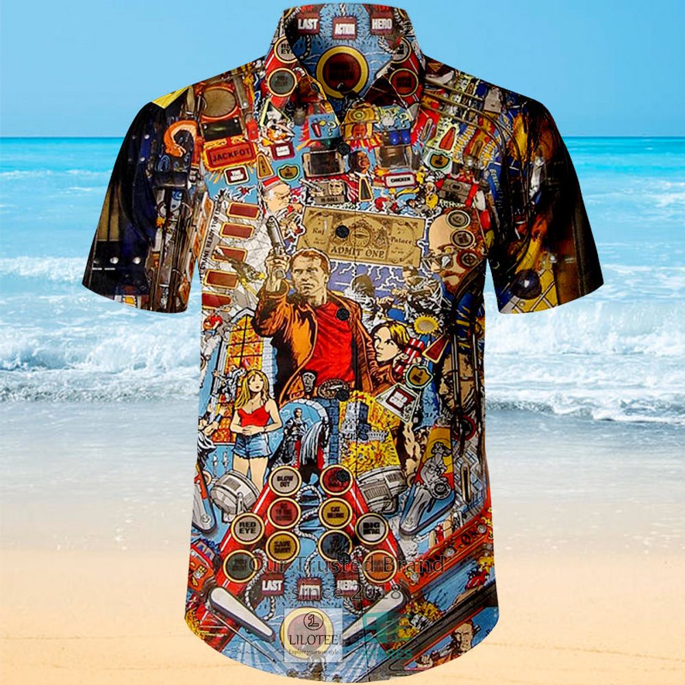 Pinball Action Arcade Hawaiian Shirt 3
