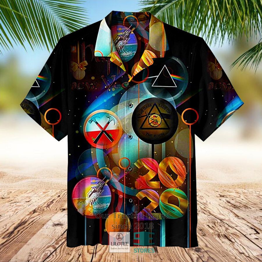 Pink Floyd Collage Hawaiian Shirt 3