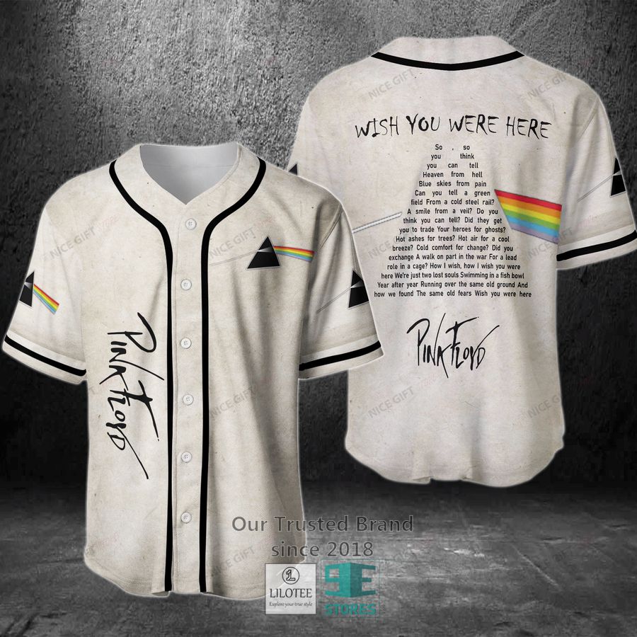 Pink Floyd Wish You Were Here Baseball Jersey 3