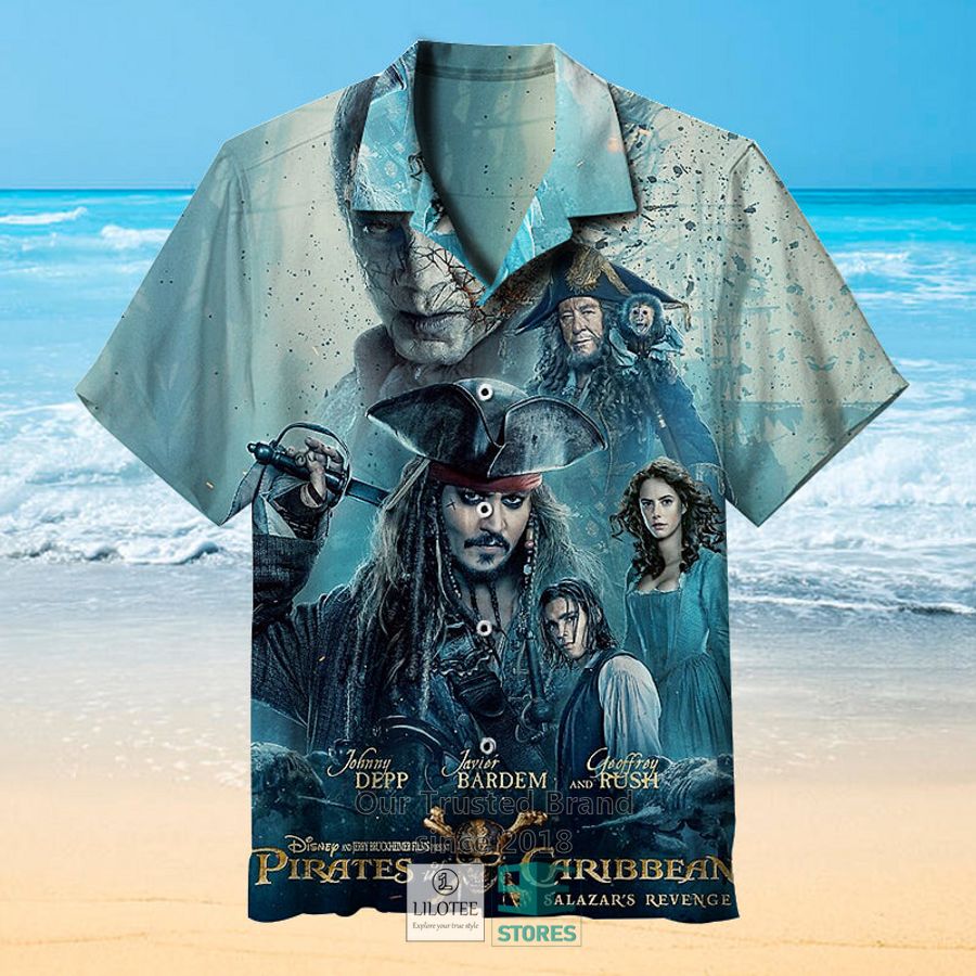 Pirates of the Caribbean : Dead Men Tell No Tales Casual Hawaiian Shirt 5