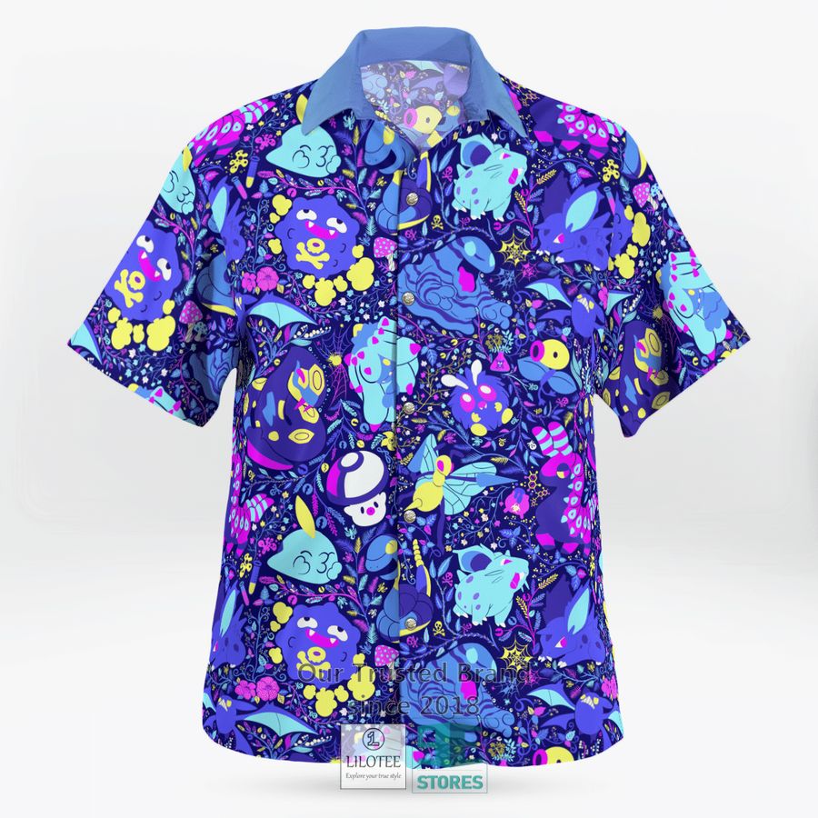 Poison Pokemon Beach Hawaiian Shirt, Short 13