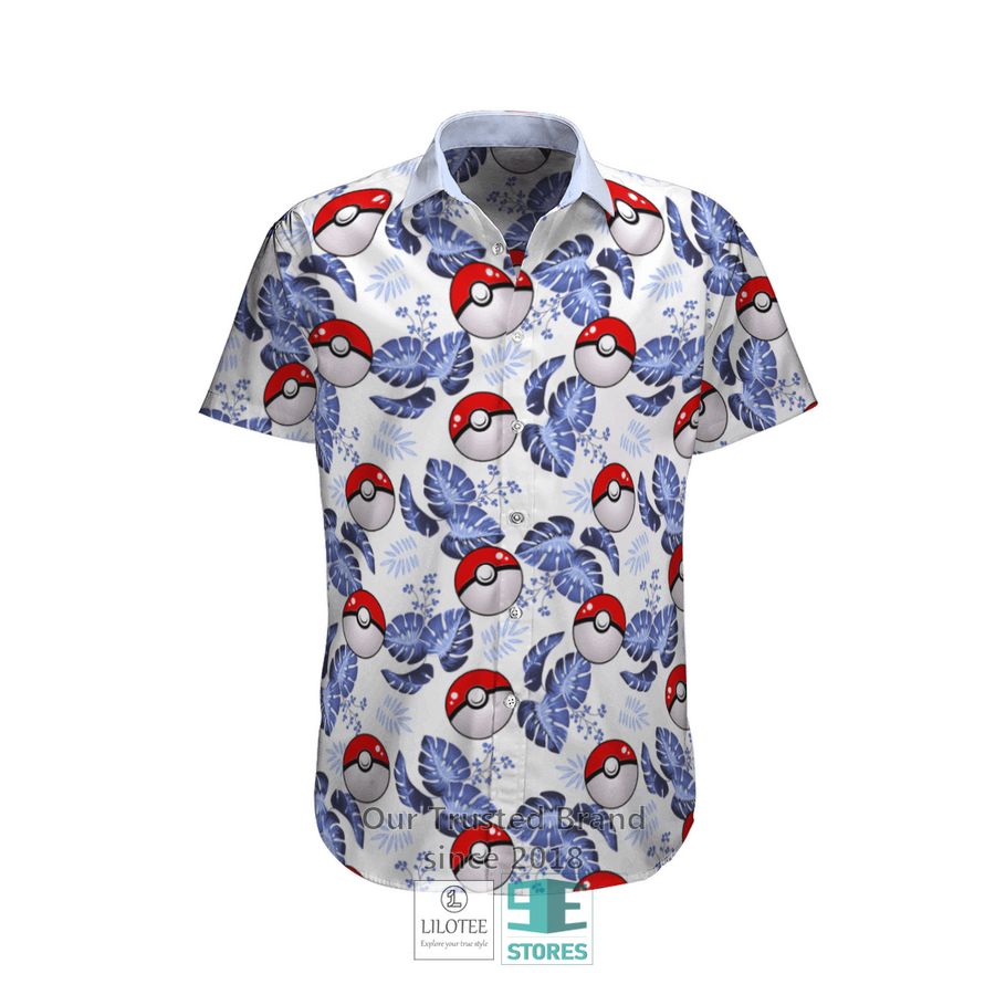 Pokemon Ball Tropical Hawaiian Shirt, Short 13