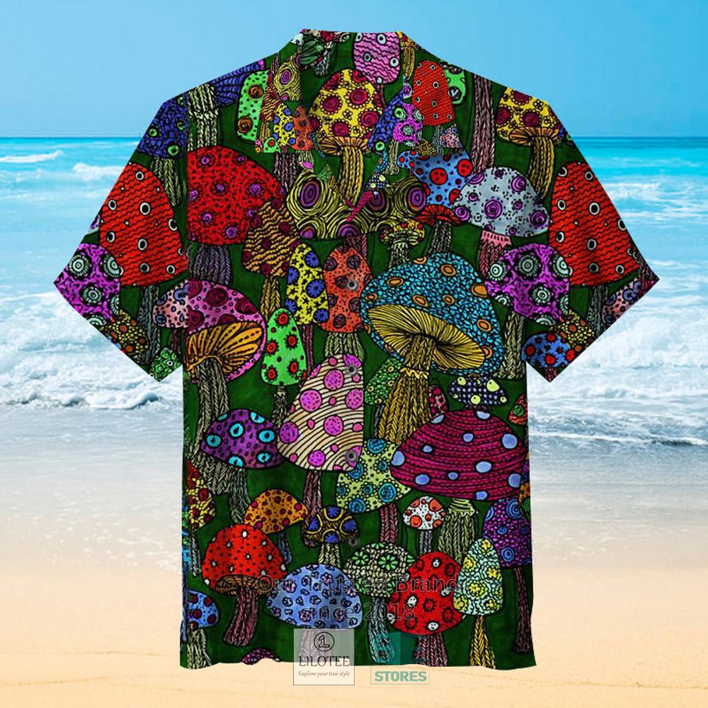 Psilocybin Mushroom Hawaiian Shirt 3