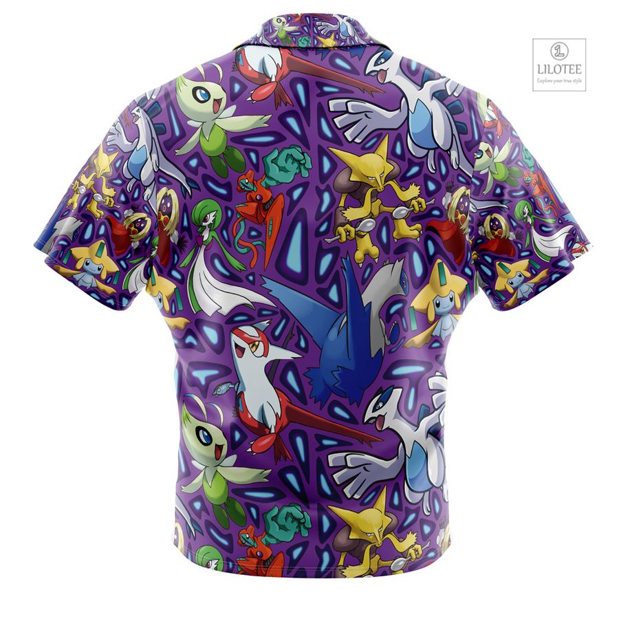 Psychic Type Pokemon Short Sleeve Hawaiian Shirt 12