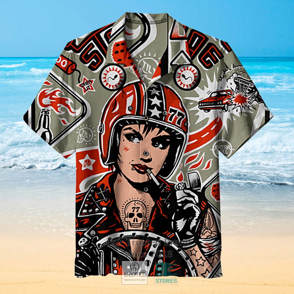 Queens of the Stone Age Pinball Hawaiian Shirt 4