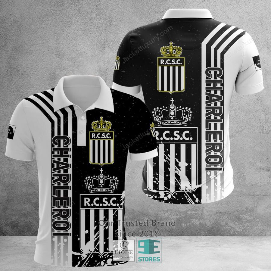 R. Charleroi S.C Black and White Hoodie, Shirt 23