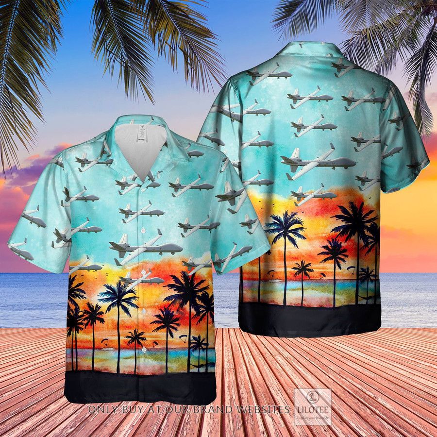 RAF REAPER MQ-9A Hawaiian Shirt, Beach Shorts 8