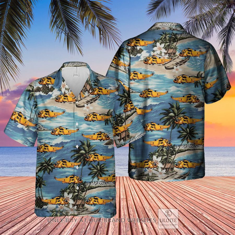 RAF Westland Sea King HAR3 Coconut Hawaiian Shirt, Beach Shorts 8