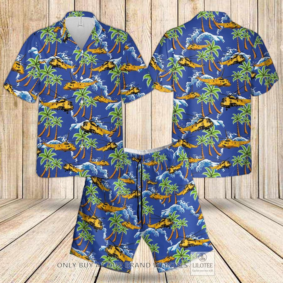 RAF Westland Sea King HAR3 Hawaiian Shirt, Beach Shorts 13