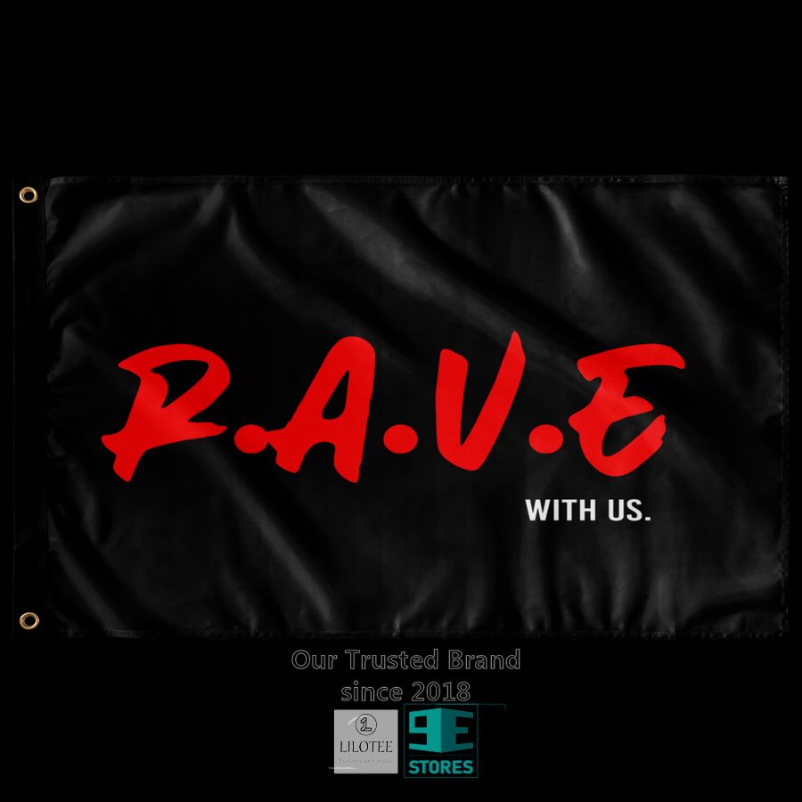 Rave With Us Flag 4