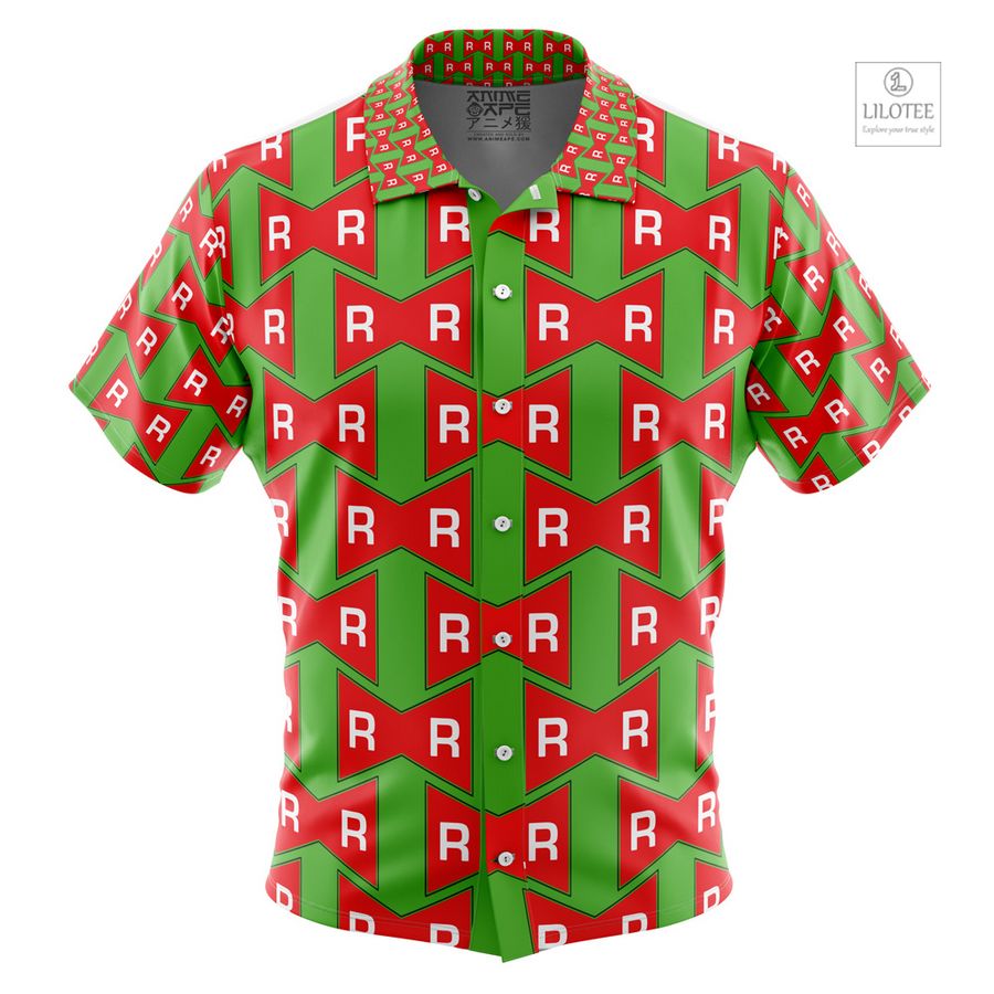 Red Ribbon Army Dragon Ball Short Sleeve Hawaiian Shirt 5