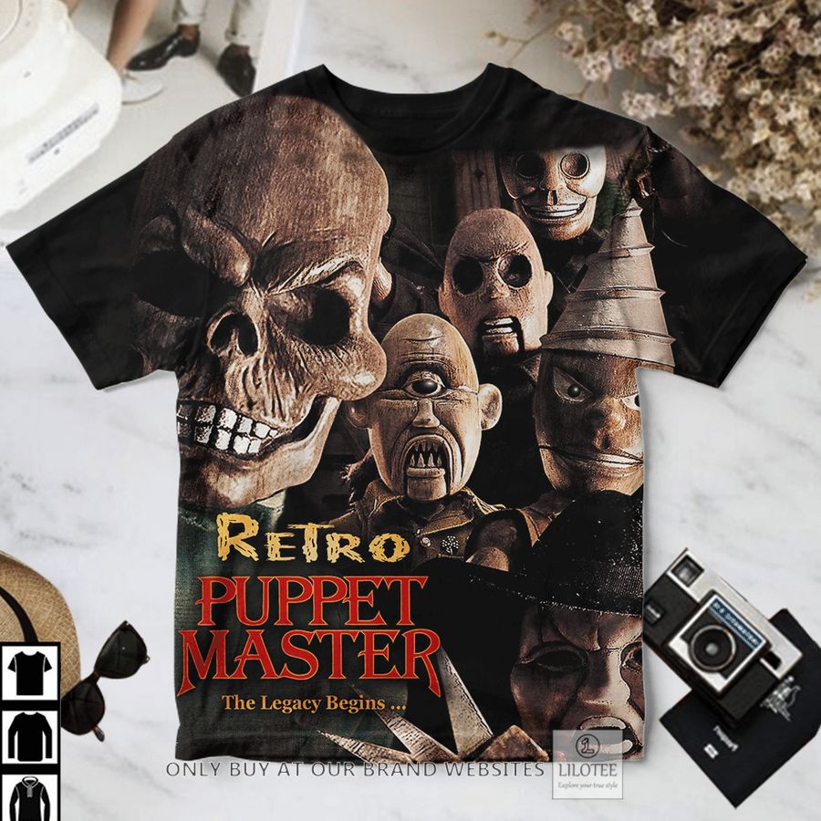 Retro Puppet Master The legacy begins T-Shirt 3