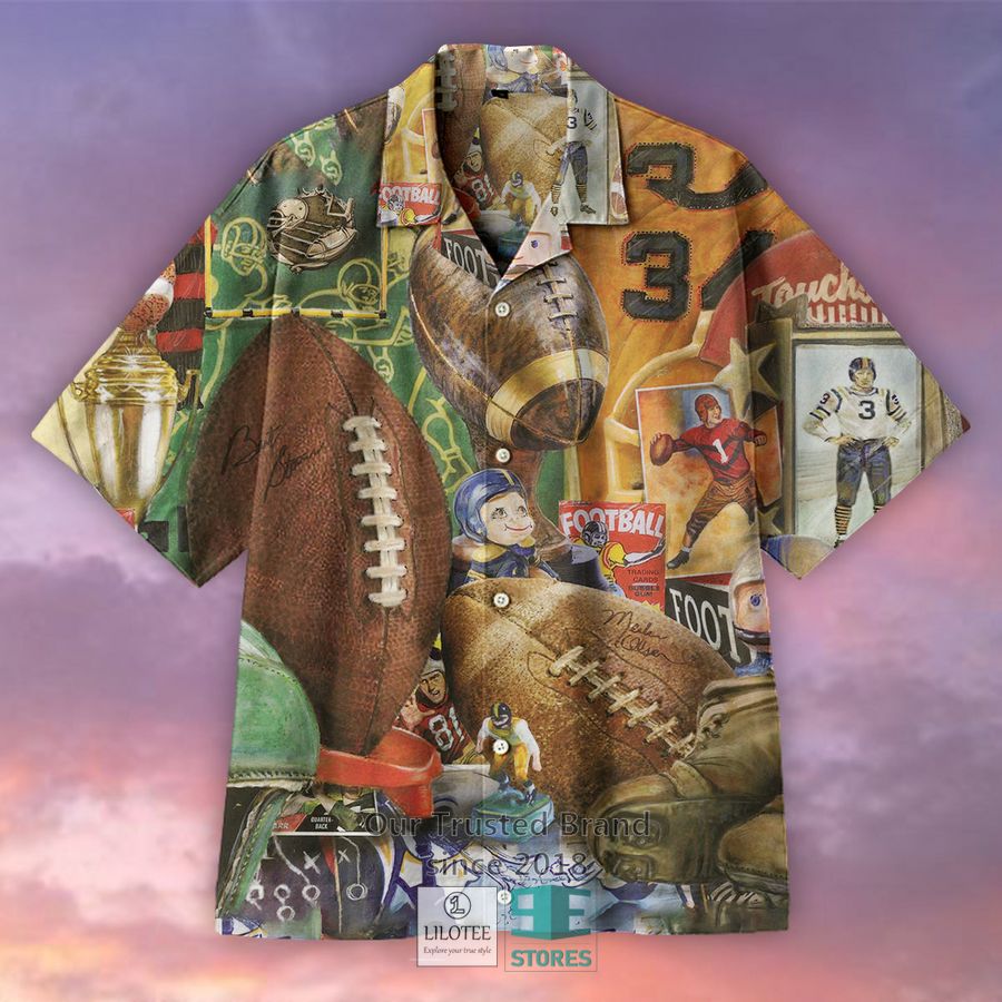 Retro Rugby Casual Hawaiian Shirt 3