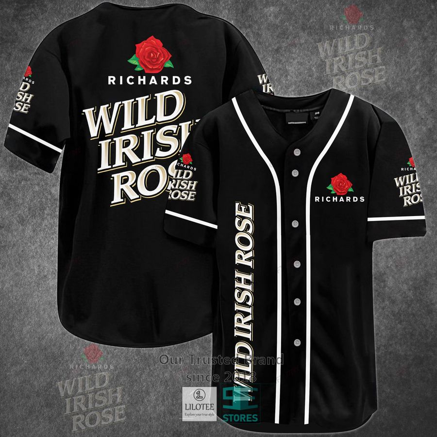 Richards Wild Irish Rose Baseball Jersey 3