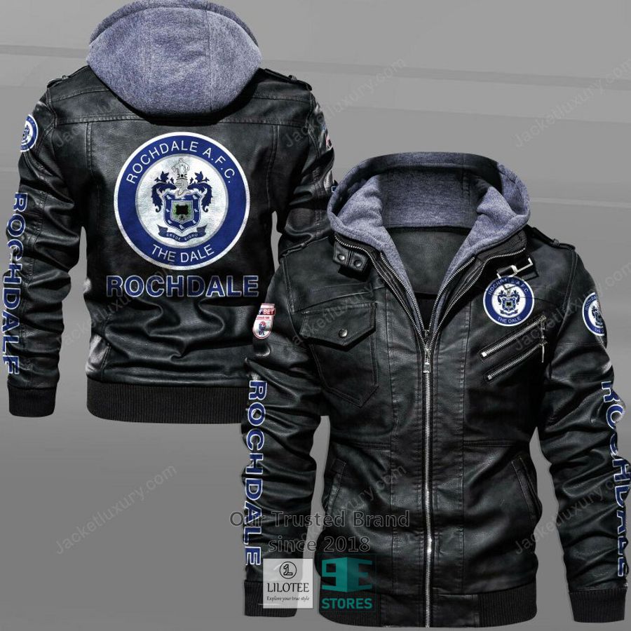 Rochdale AFC Leather Jacket 5