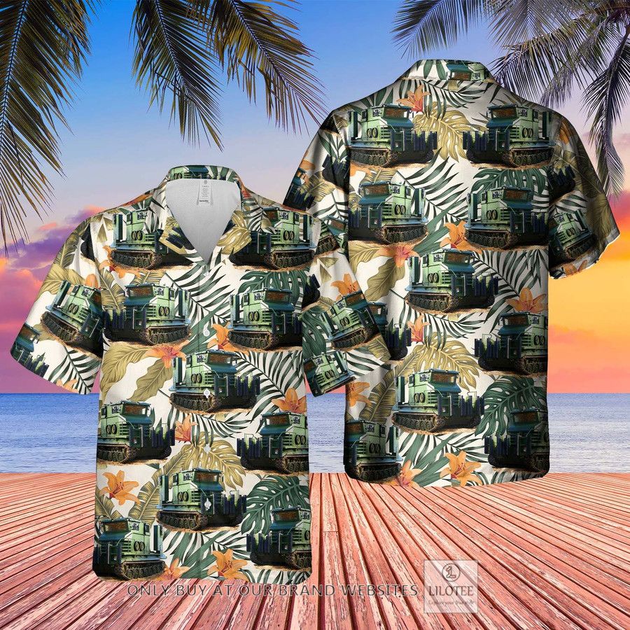Royal Marines Hippo BRV Hawaiian Shirt 4