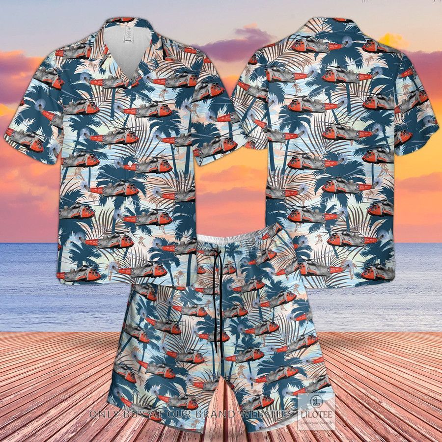 Royal Navy Westland Sea King HAS.5 Hawaiian Shirt, Beach Shorts 12