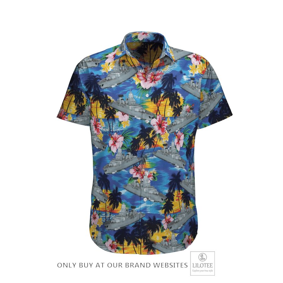 Sachsen-class frigate Germany Navy Hawaiian Shirt, Beach Shorts 5 Sachsen-class frigate Germany Navy Hawaiian Shirt, Beach Shorts - Image 5
