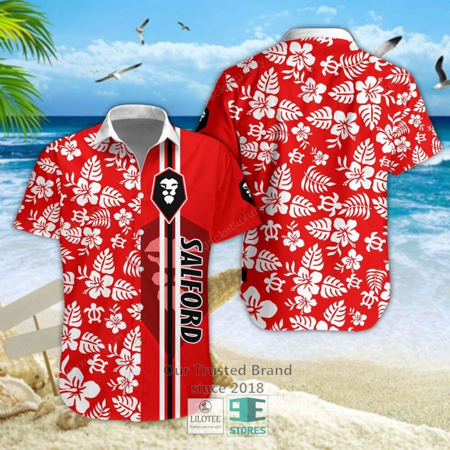 Salford City Hibicus Hawaiian Shirt 4