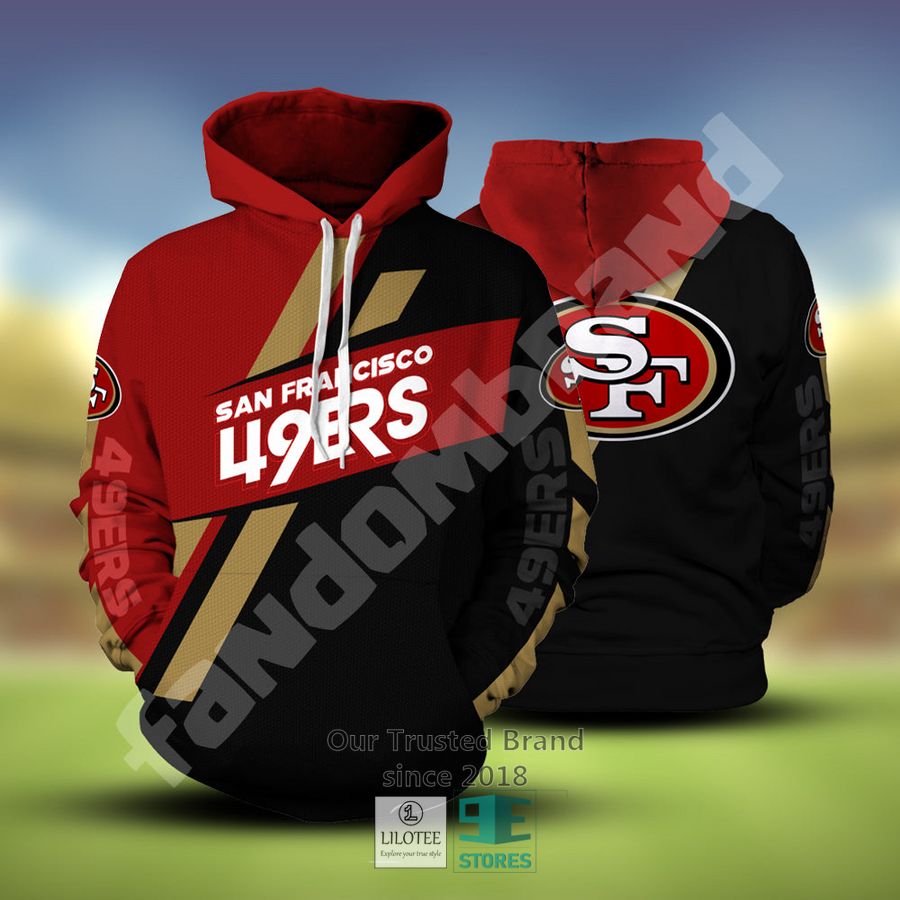 San Francisco 49ers 3D Hoodie 3