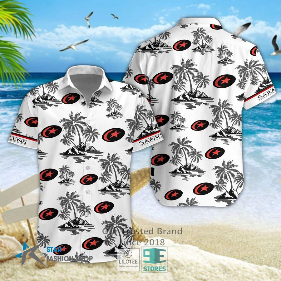 Saracens Hawaiian Shirt, Short 4