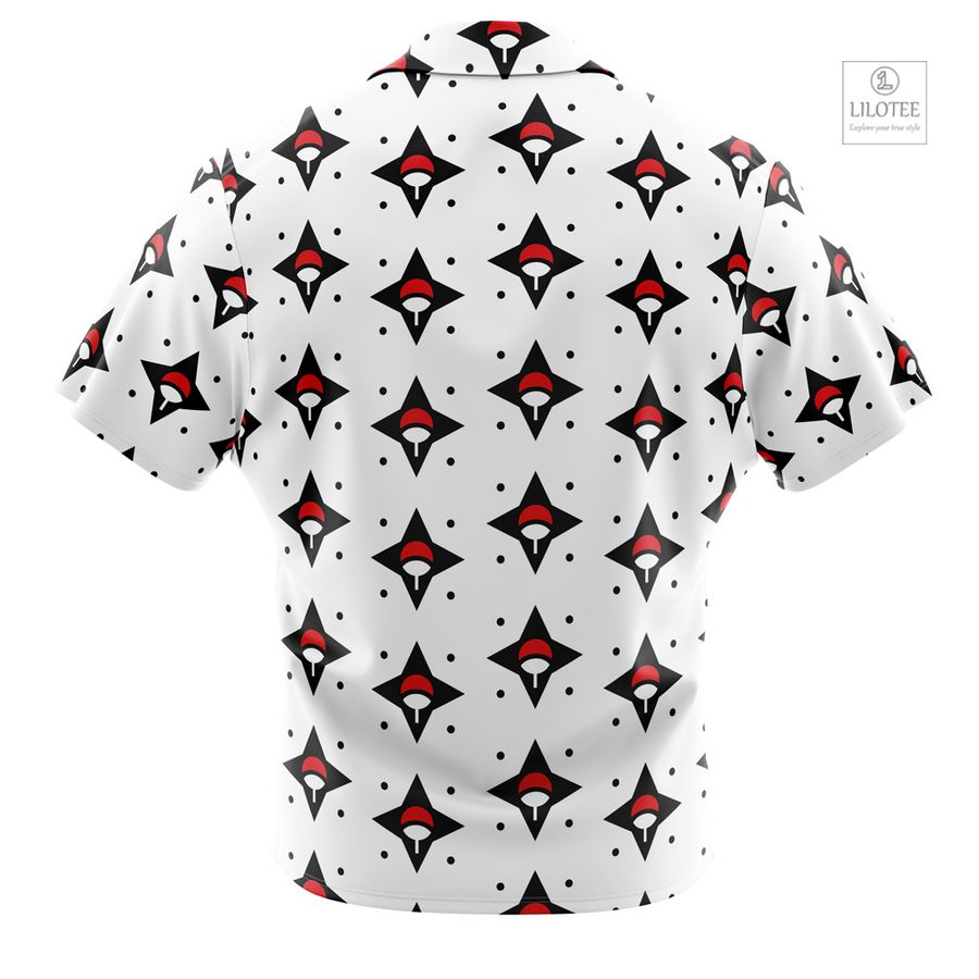 Sasuke Uchiha Naruto Short Sleeve Hawaiian Shirt 12