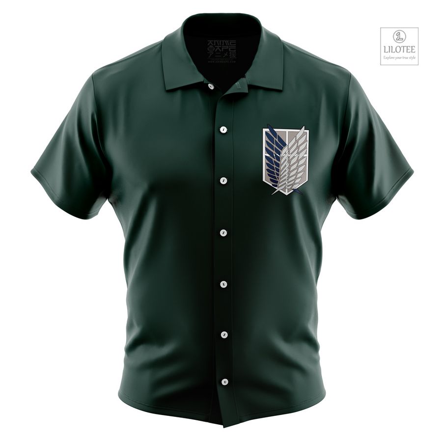 Scouting Regiment Attack on Titan Short Sleeve Hawaiian Shirt 7