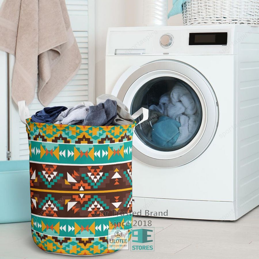 Seamless Colorful Laundry Basket 9