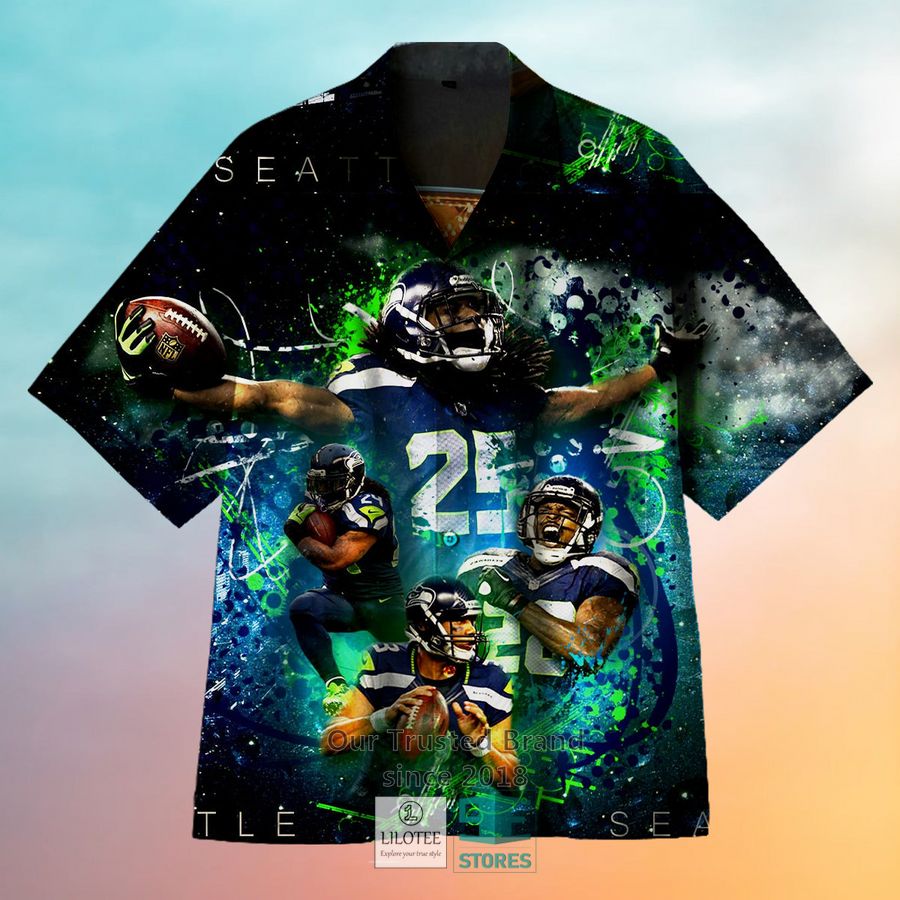 Seattle Seahawks 25 Casual Hawaiian Shirt 4