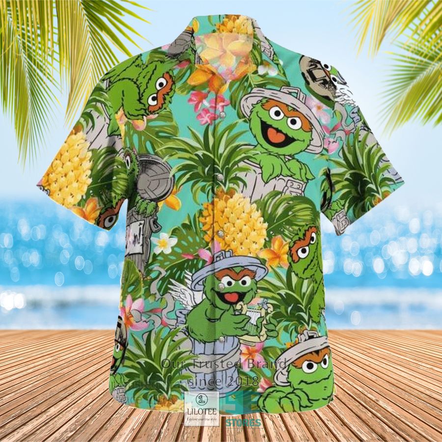Sesame Street Oscar the Grouch Hawaiian Shirt 2