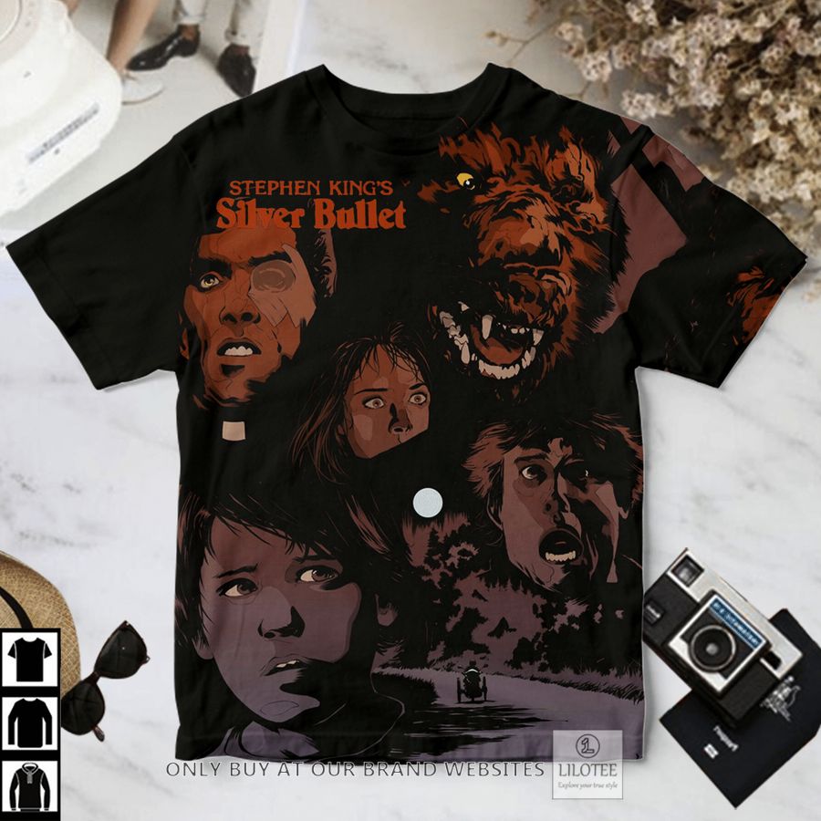 Silver Bullet Stephen King Characters T-Shirt 3