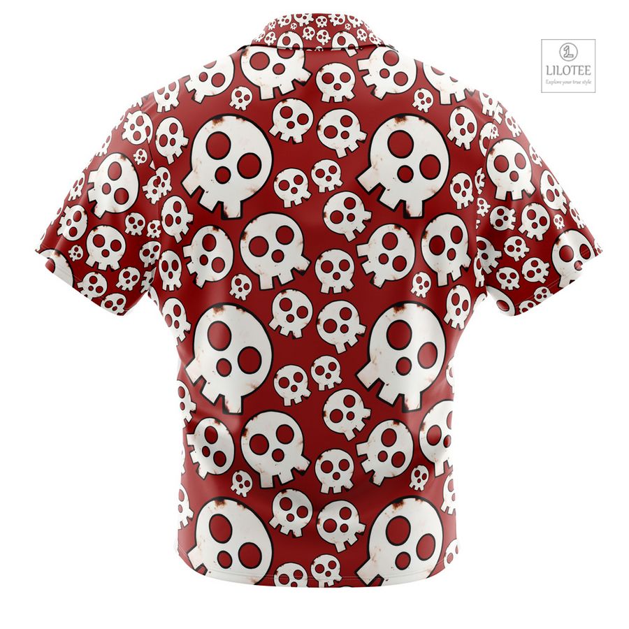 Skull Emblem Fire Force Short Sleeve Hawaiian Shirt 7