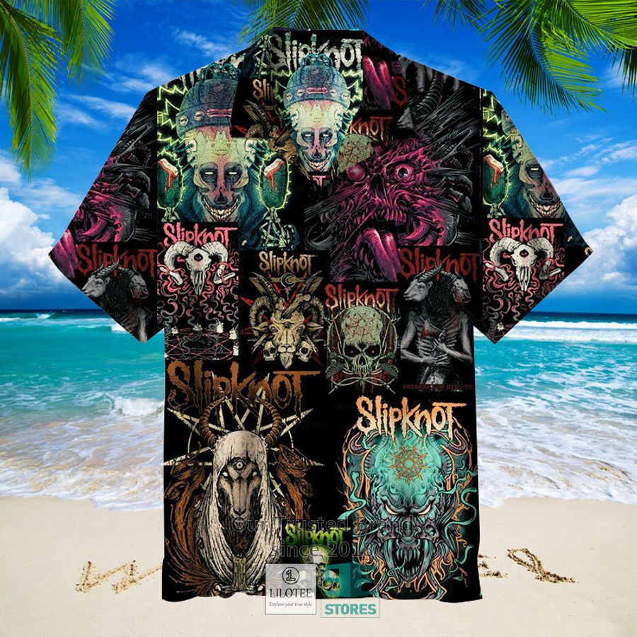 Slipknot band Covers Hawaiian Shirt 2