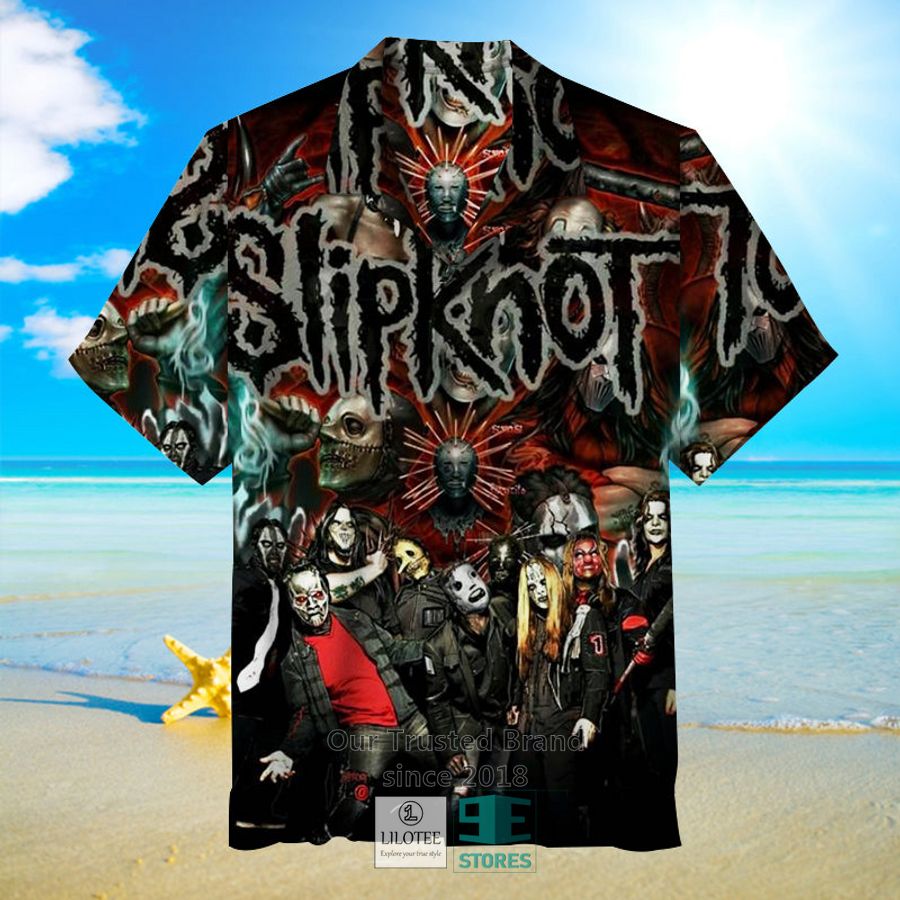 Slipknot Members black Hawaiian Shirt 3