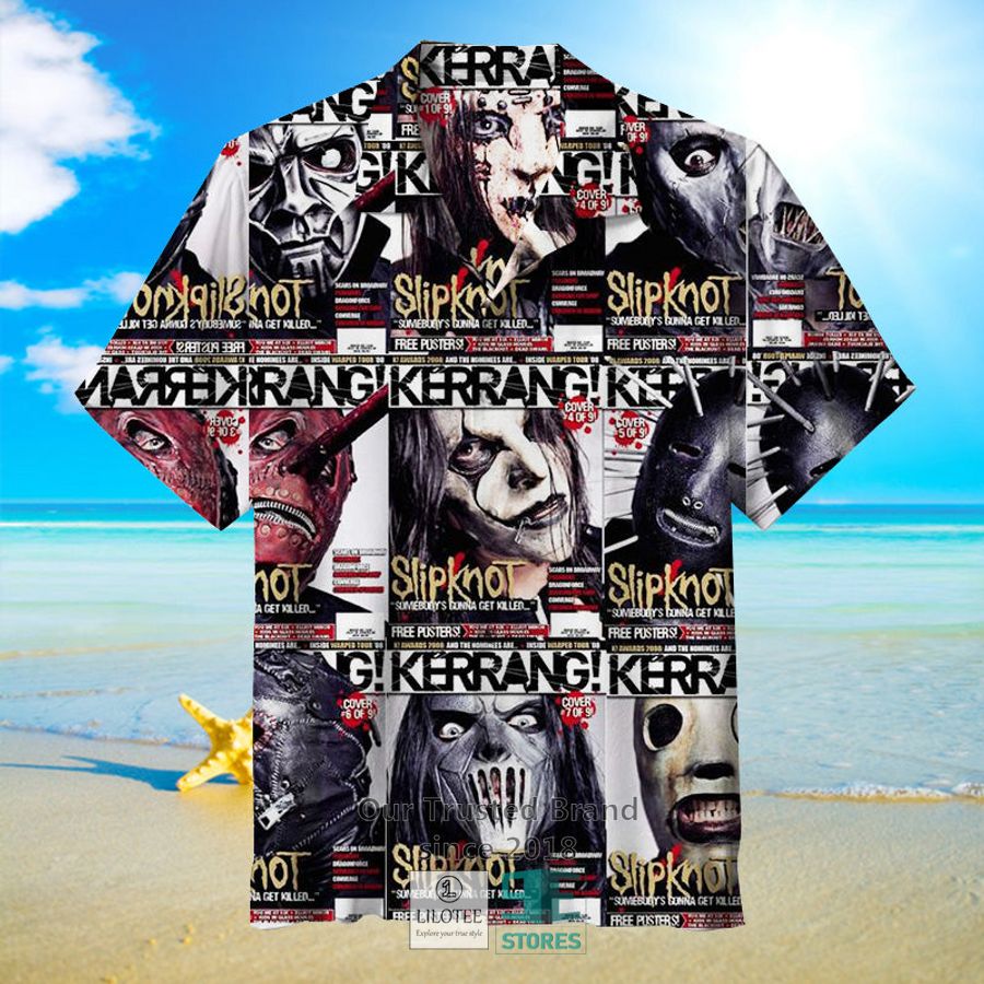 Slipknot Members poster Hawaiian Shirt 3