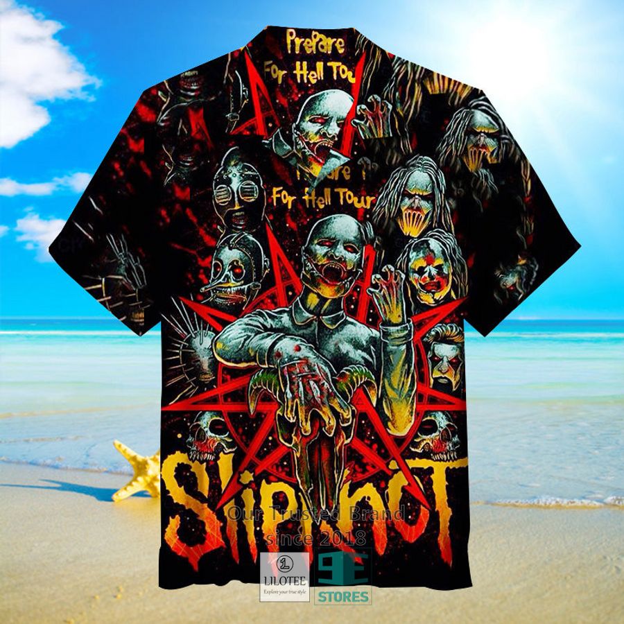 Slipknot Prepare or Hell For Hell Tour Hawaiian Shirt 3