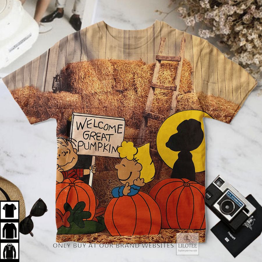 Snoopy Welcome Great Pumpkin T-Shirt 3