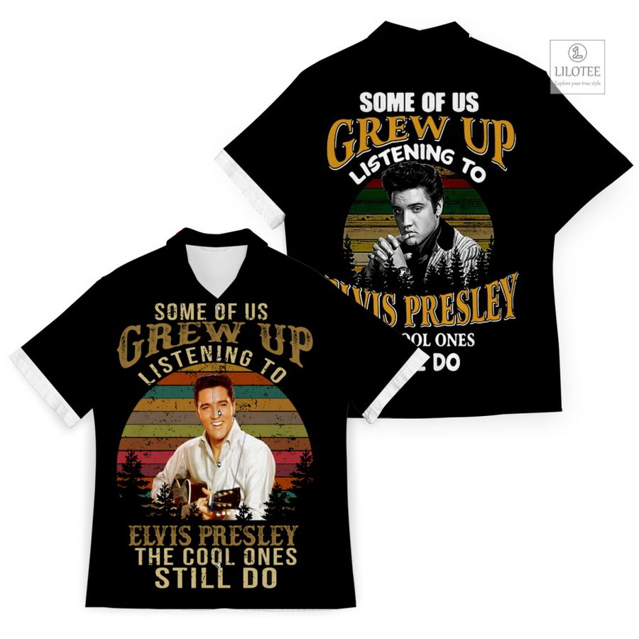 Some of us grew up listening to Elvis Presley Casual Hawaiian Shirt 7