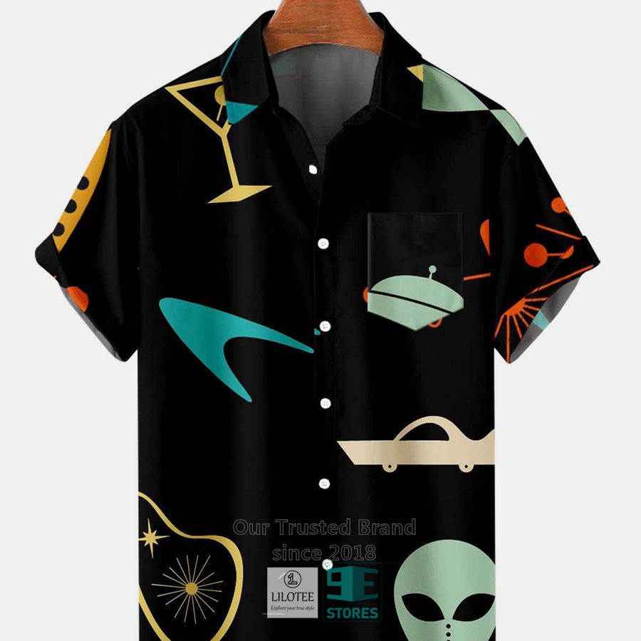 Space Mysterious Fun Comfortable Hawaiian Shirt 2