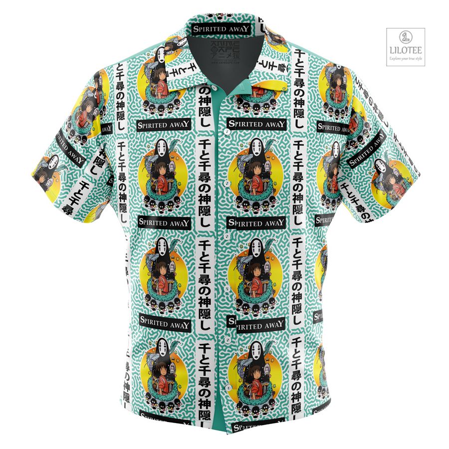 Spirited Away Studio Ghibli Short Sleeve Hawaiian Shirt 7