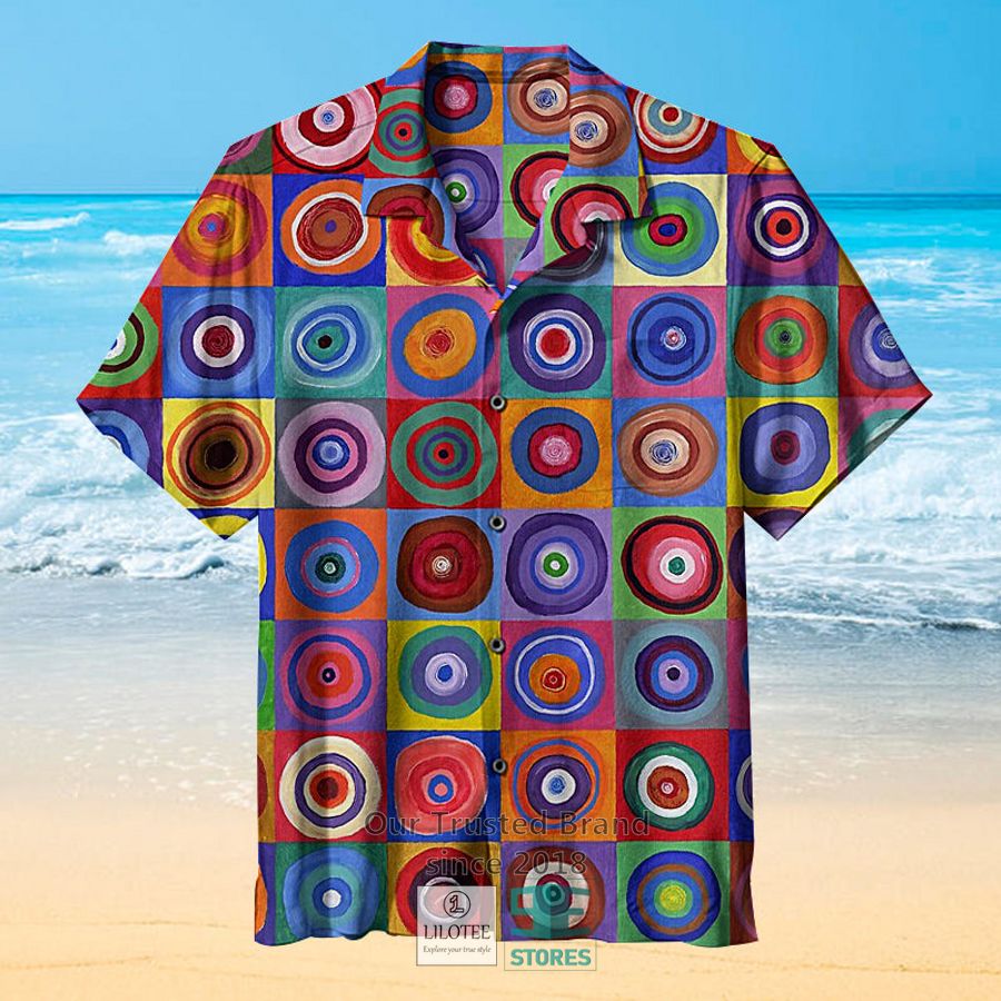 Square Circle Casual Hawaiian Shirt 5